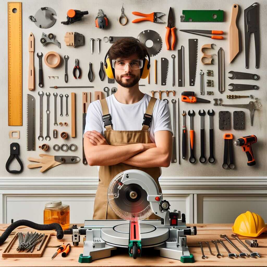 A 10 Sliding Miter Saw in Action