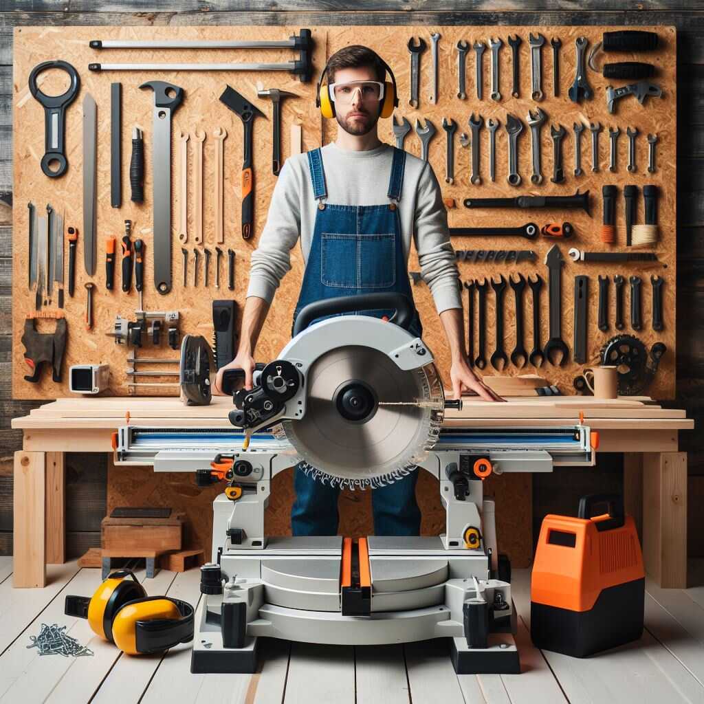 A sliding miter saw with a discounted price